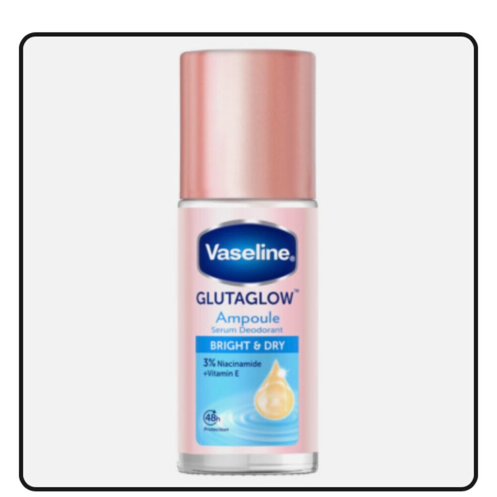 2x Vaseline gluta glow bright and dry deodorant set of 2
